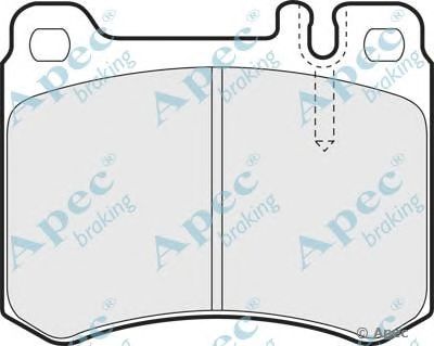 APEC BRAKING pad839 -  Комплект тормозных колодок, дисковый тормоз